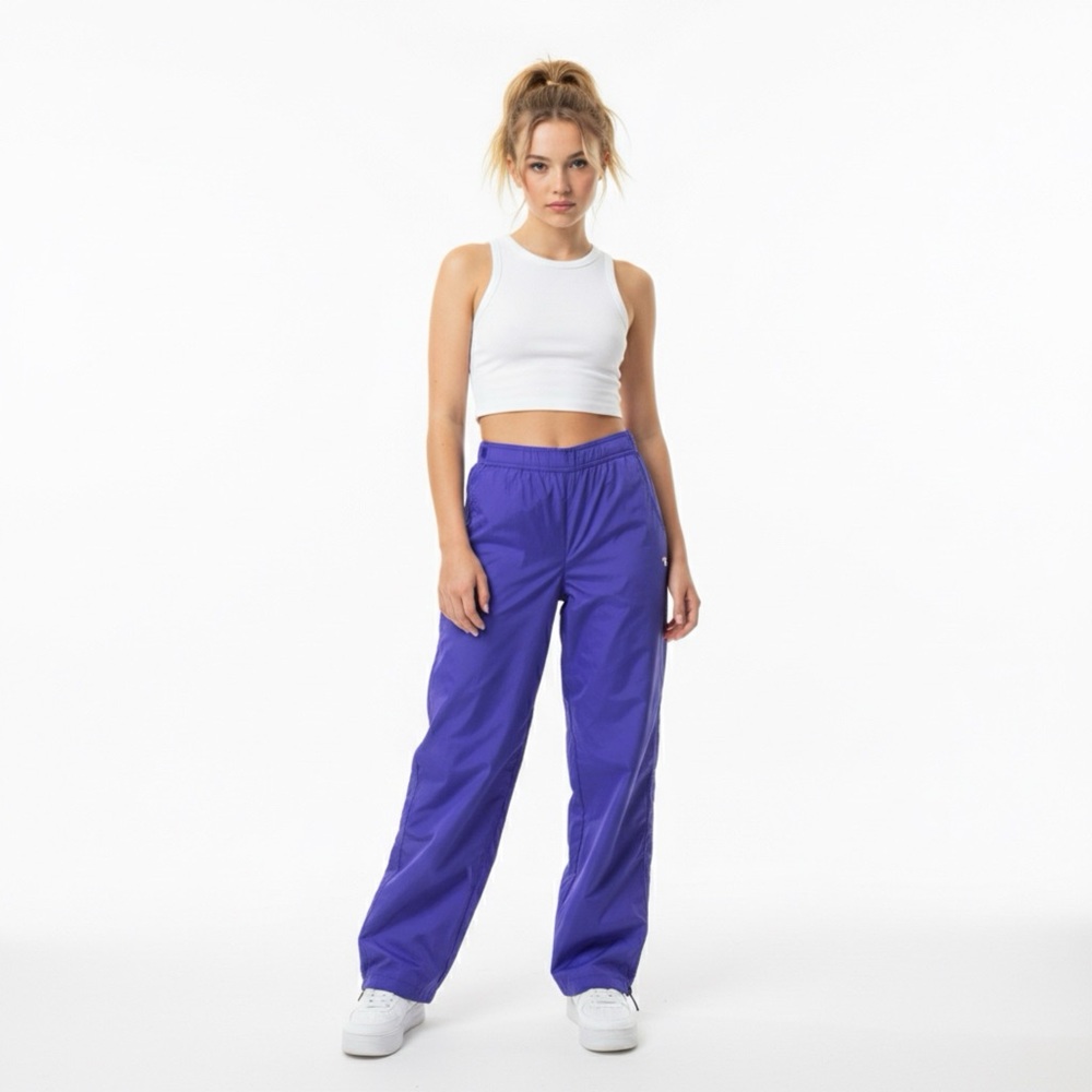 Sunice Pants Womens M Purple High Rise Weather Wind Breaker Pants, Golf, Sports